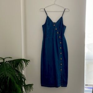 Universal Thread Denim Midi Dress - Size Medium
